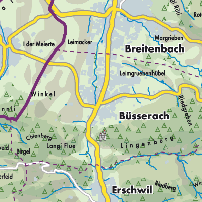 Übersichtsplan Büsserach