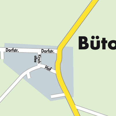 Stadtplan Bütow