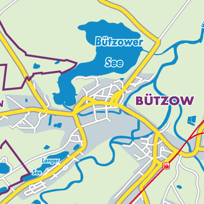 Übersichtsplan Bützow-Land