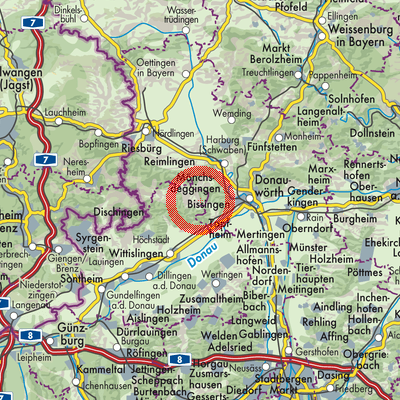 Landkarte Buggenhofen