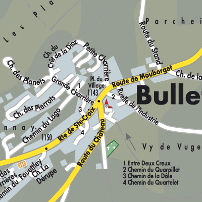 Stadtplan Bullet