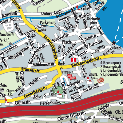 Stadtplan Buochs