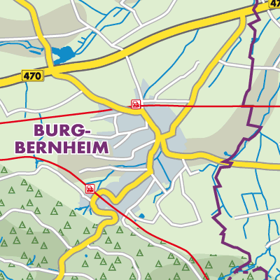 Übersichtsplan Burgbernheim (VGem)