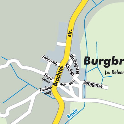 Stadtplan Burgbracht