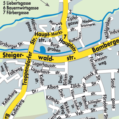 Stadtplan Burgebrach (VGem)