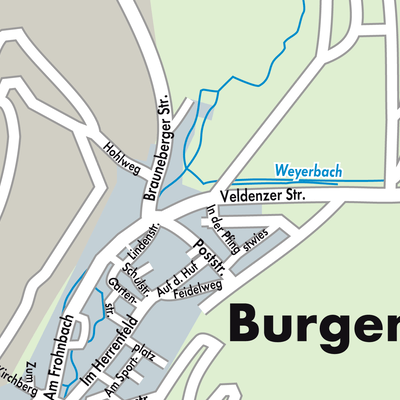 Stadtplan Burgen