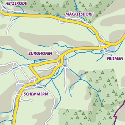 Übersichtsplan Burghofen