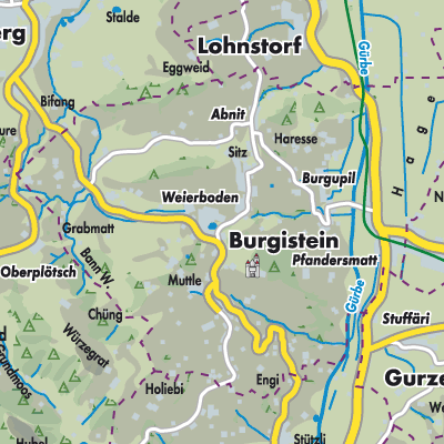 Übersichtsplan Burgistein