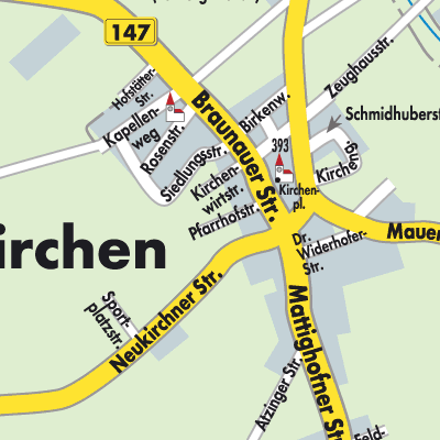 Stadtplan Burgkirchen