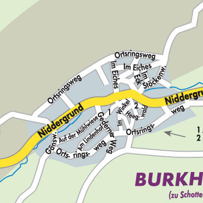 Stadtplan Burkhards