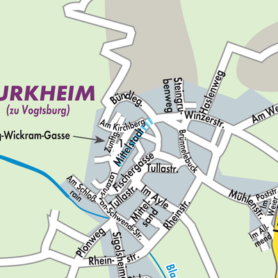 Stadtplan Burkheim