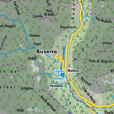 Übersichtsplan Buseno