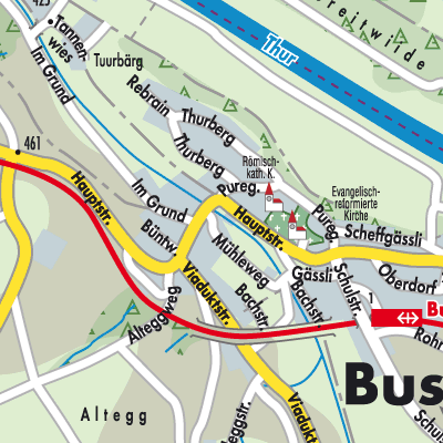 Stadtplan Bussnang