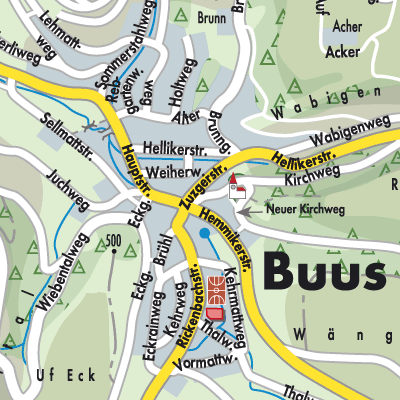 Stadtplan Buus