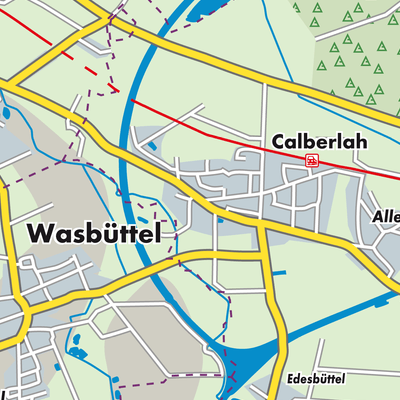 Übersichtsplan Calberlah