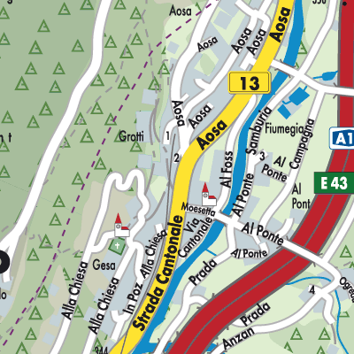 Stadtplan Cama