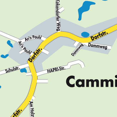 Stadtplan Cammin