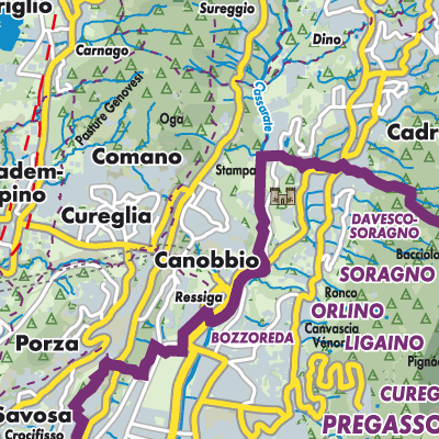 Übersichtsplan Canobbio
