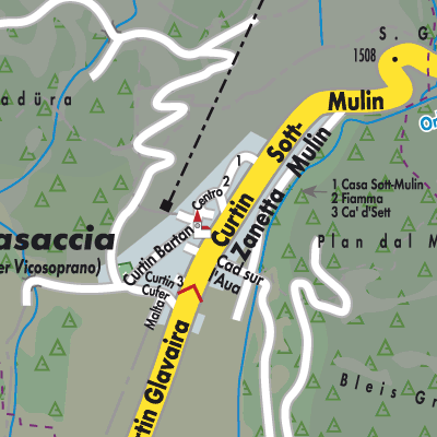 Stadtplan Casaccia