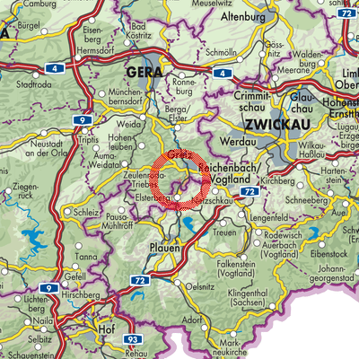 Landkarte Caselwitz