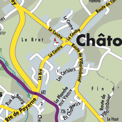 Stadtplan Châtonnaye