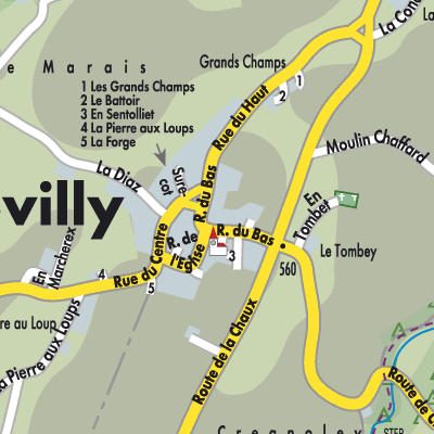 Stadtplan Chevilly