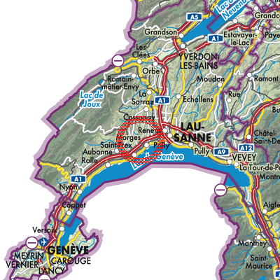 Landkarte Chigny