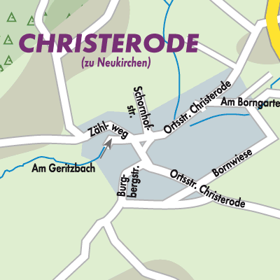Stadtplan Christerode