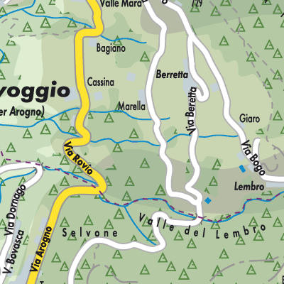 Stadtplan Circolo del Ceresio