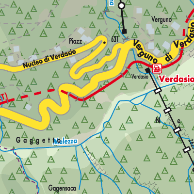 Stadtplan Circolo della Melezza