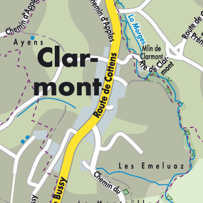 Stadtplan Clarmont