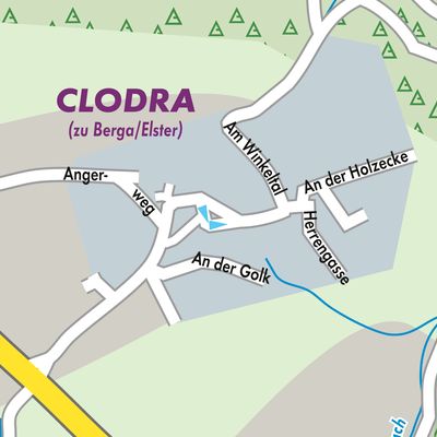 Stadtplan Clodra