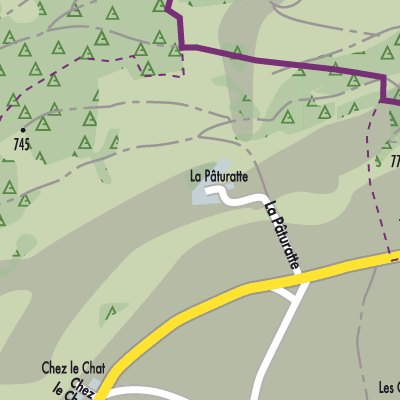 Stadtplan Clos du Doubs