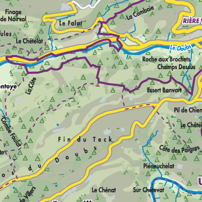 Übersichtsplan Clos du Doubs