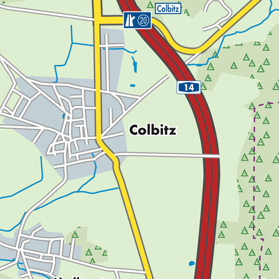 Übersichtsplan Colbitz