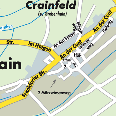 Stadtplan Crainfeld