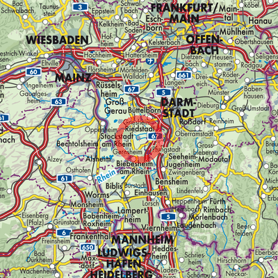 Landkarte Crumstadt