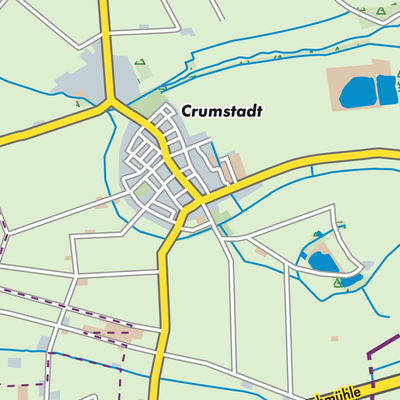 Übersichtsplan Crumstadt