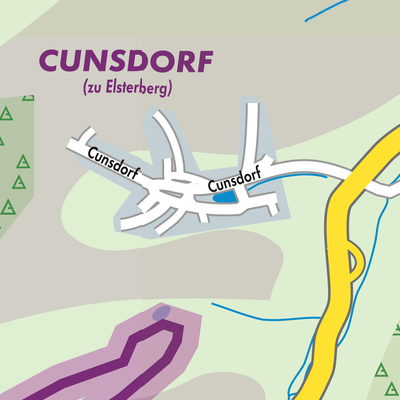 Stadtplan Cunsdorf