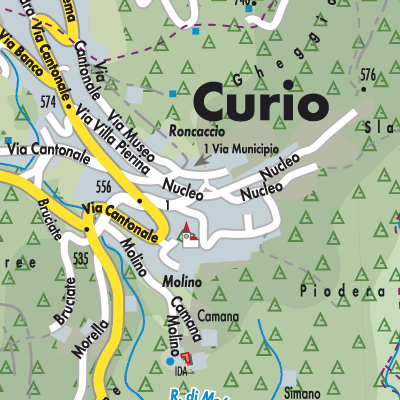 Stadtplan Curio