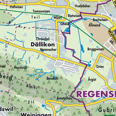 Übersichtsplan Dällikon