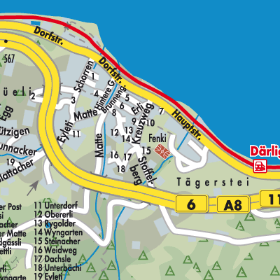 Stadtplan Därligen