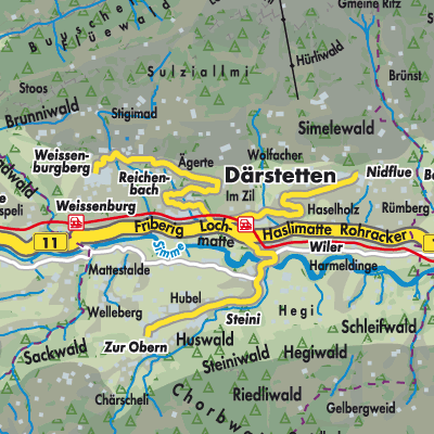 Übersichtsplan Därstetten