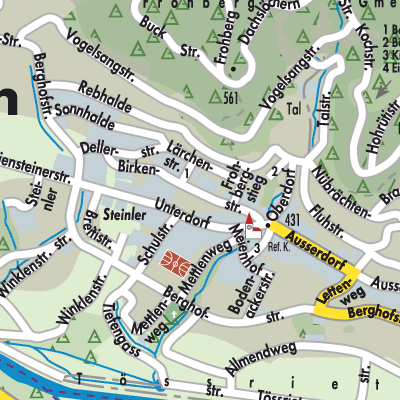 Stadtplan Dättlikon