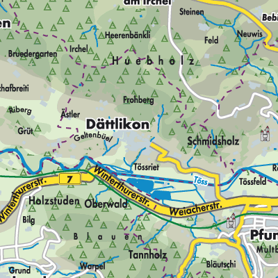Übersichtsplan Dättlikon
