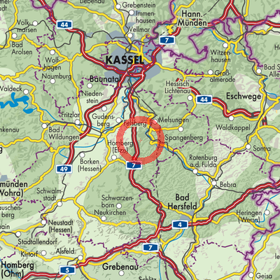 Landkarte Dagobertshausen