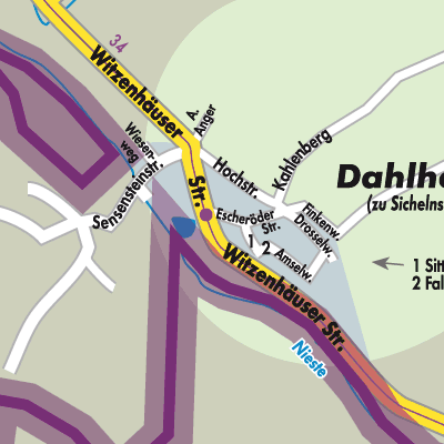 Stadtplan Dahlheim