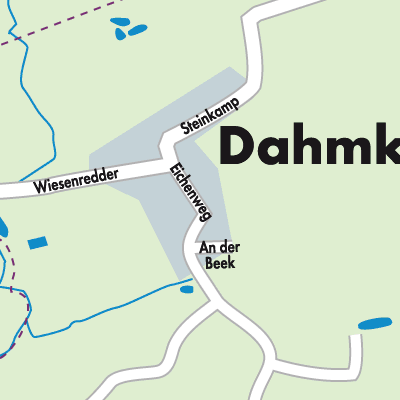 Stadtplan Dahmker