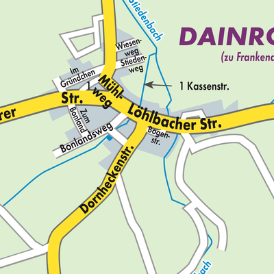 Stadtplan Dainrode