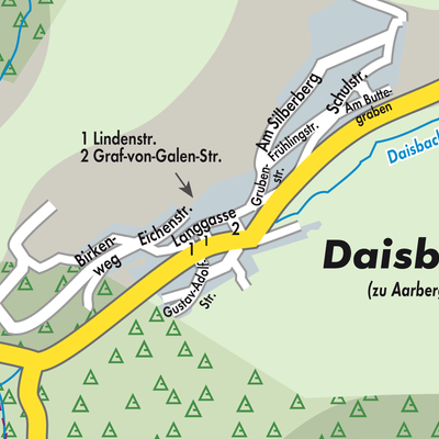 Stadtplan Daisbach